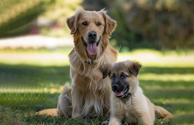 Entenda a diferença de cães filhotes x adultos